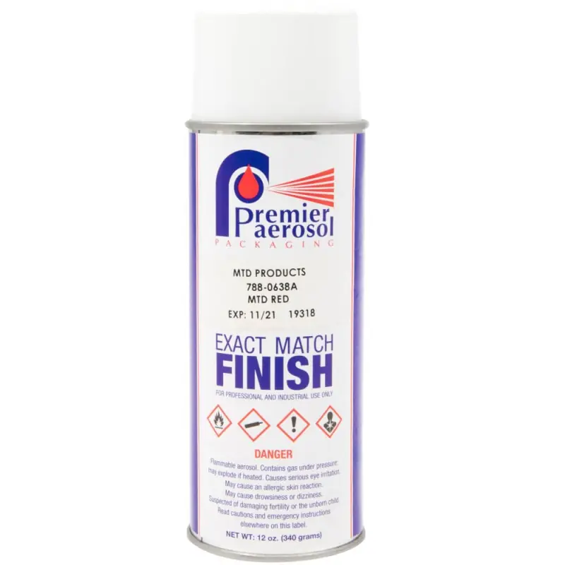 Prix Bas PEINTURE MTD ROUGE BOMBE MTD 788-0638A – 001.51.051 – 6021-U1-0009 – 788-0463 – 788-0638 –