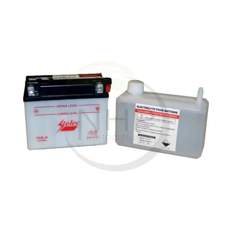 Meilleur Prix BATTERIE 12V – 4AH – + A DROITE – 120X70X92 – YB4L-B – YB4LB – C50-N18L-A2 – AVEC PACK ACIDE –