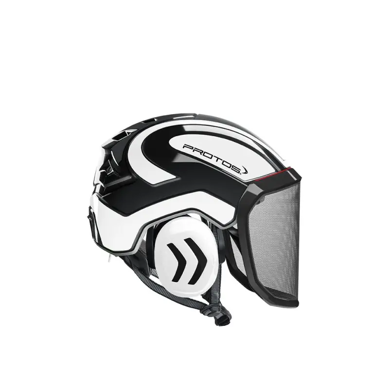 CASQUE DE PROTECTION INTEGRAL ARBORISTE – TRONCONNAGE – ELAGAGE – NOIR ET BLANC – Noir et Blanc Acheter En Ligne