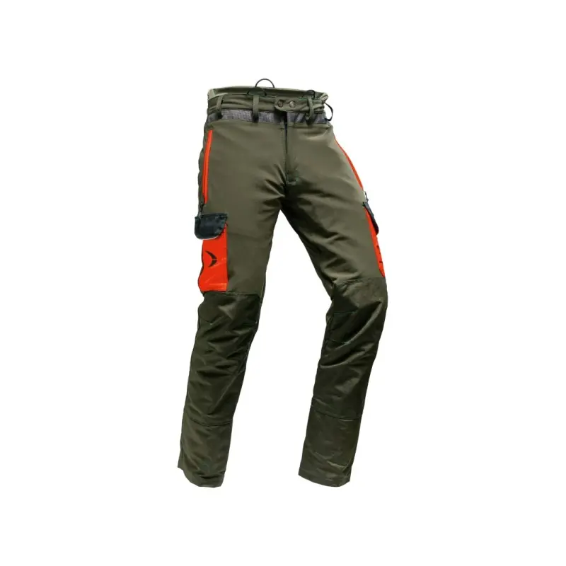 PANTALON ARBORISTE – PFANNER – LONGUEUR ADAPTEE +7CM – VERT ET ORANGE – TYPE A – CLASSE1 – L Meilleur Choix