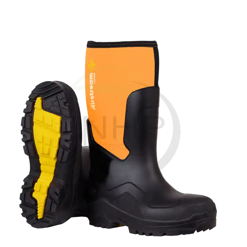 PAIRE DE BOTTES DE TRAVAIL – AIRSTREAM 04 – ORANGE – 36 Pas Cher