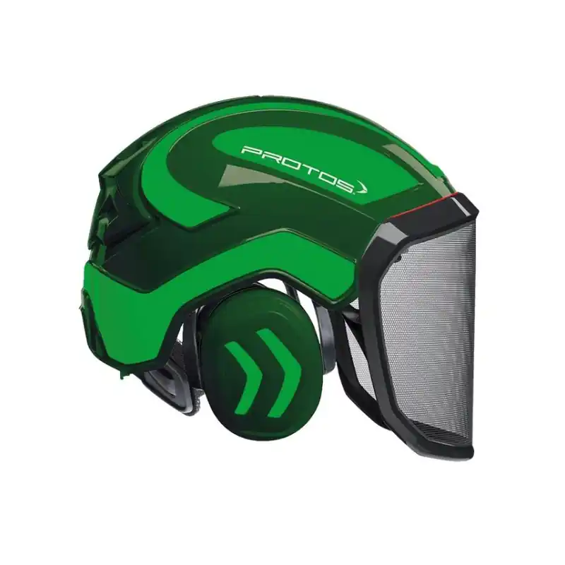 Seulement Aujourd’hui CASQUE DE PROTECTION INTEGRAL FORESTIER – TRONCONNAGE – ELAGAGE – DEBROUSSAILLAGE – VISIERE F39 – OLIVE ET VERT – Olive et Vert