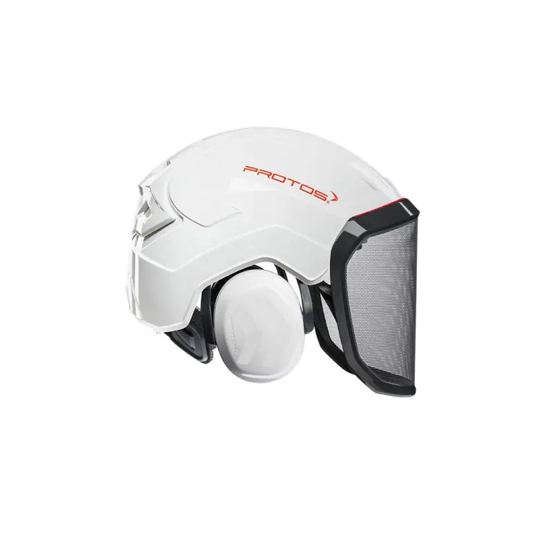 Jusqu’à Épuisement Des Stocks CASQUE DE PROTECTION INTEGRAL FORESTIER – TRONCONNAGE – ELAGAGE – DEBROUSSAILLAGE – VISIERE F39 – BLANC – Blanc