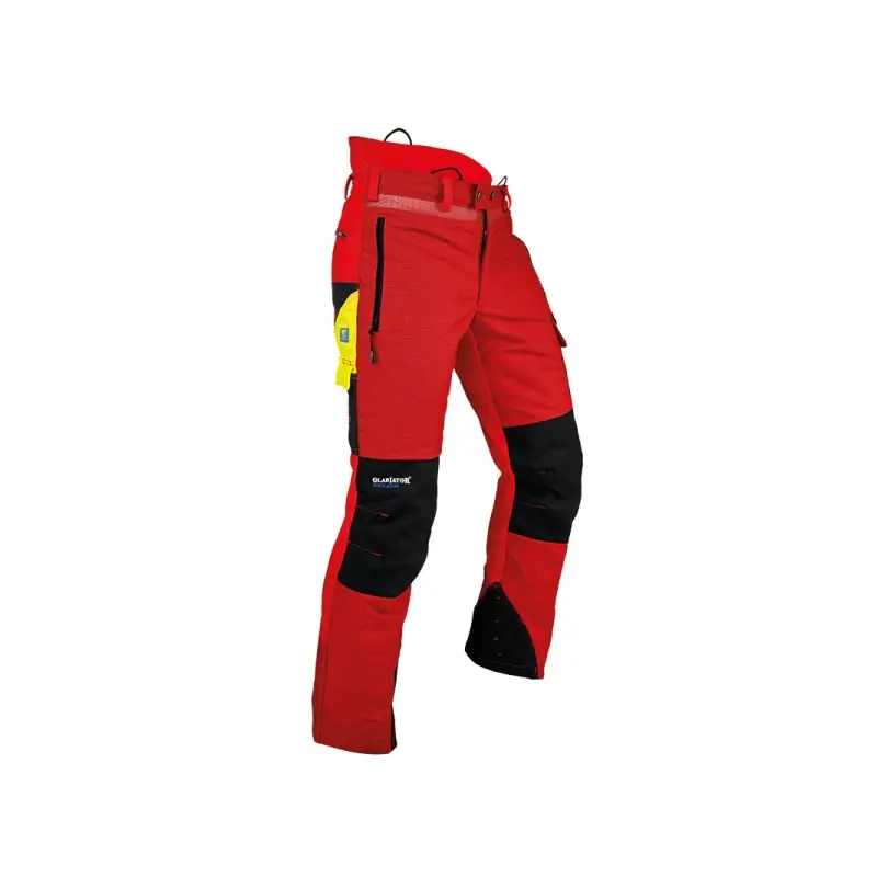 Quantité Limitée PANTALON FORESTIER TRONCONNAGE – CLASSE 1 – ROUGE – PFANNER – L