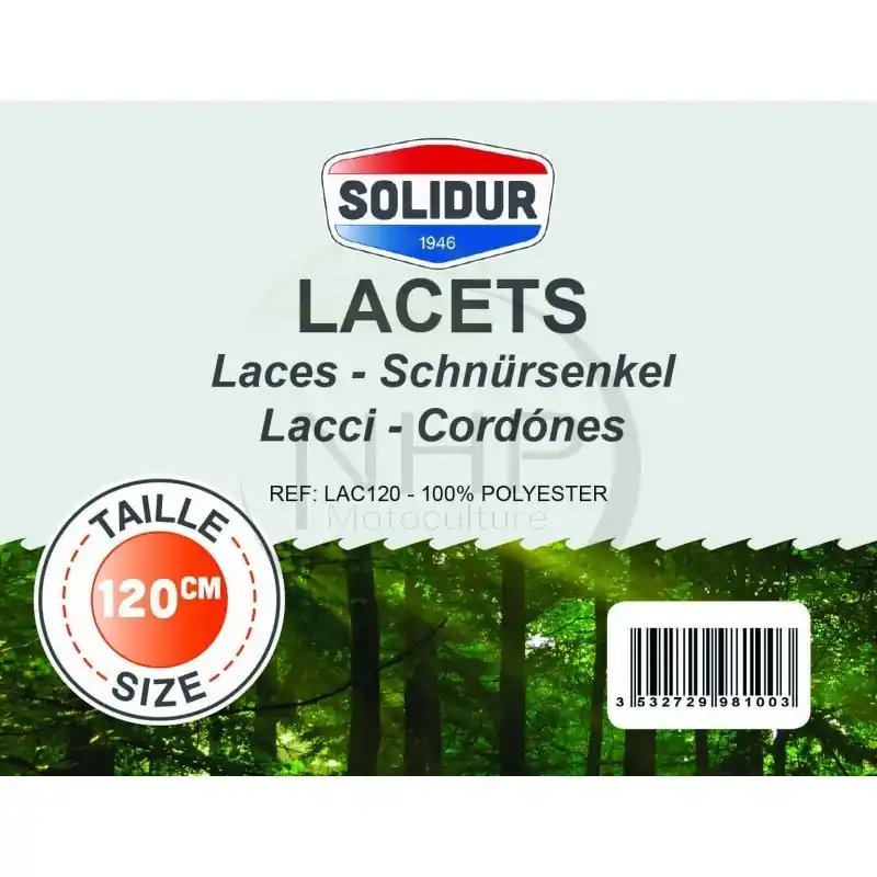 Vente Directe PAIRE DE LACETS 120CM – CHAUSSURES – MARRON –