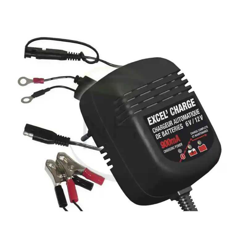 Dernier Modèle CHARGEUR DE BATTERIE 6V A 12V – 3 A 39AH – 900MA –