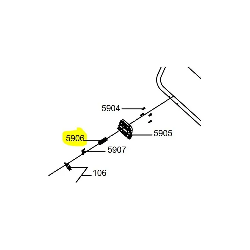 RESSORT DE PRESSION SUR LE BOUTON KRESS 60073071 – KG745.9 – Vente Flash