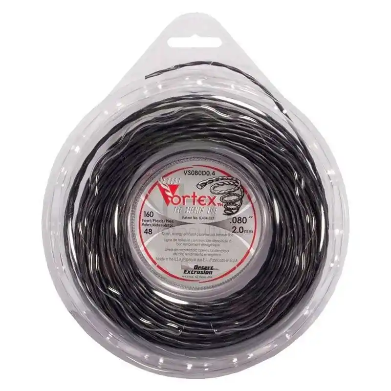 FIL DEBROUSSAILLEUSE VORTEX DIAMETRE 2MM – 48,7M – Prix Cassé