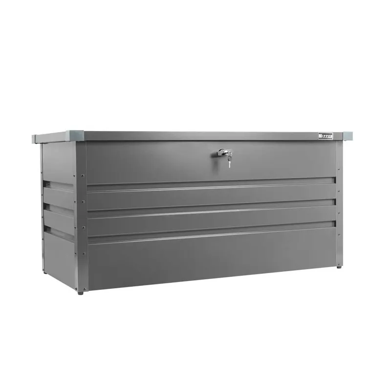 Coffre de rangement métallique – 1320 x 610 x 620 mm – anthracite Marque