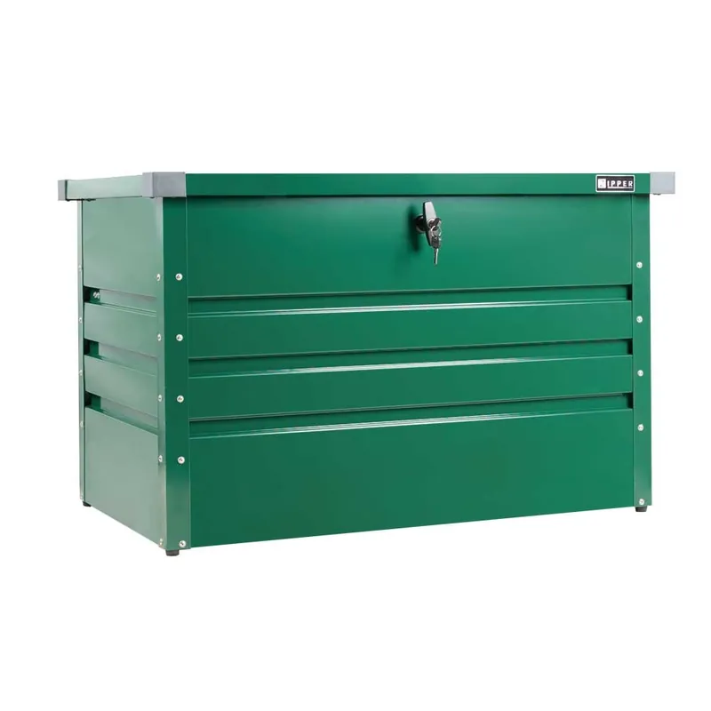 Livraison Gratuite Coffre de rangement métallique – 1000 x 610 x 620 mm – vert