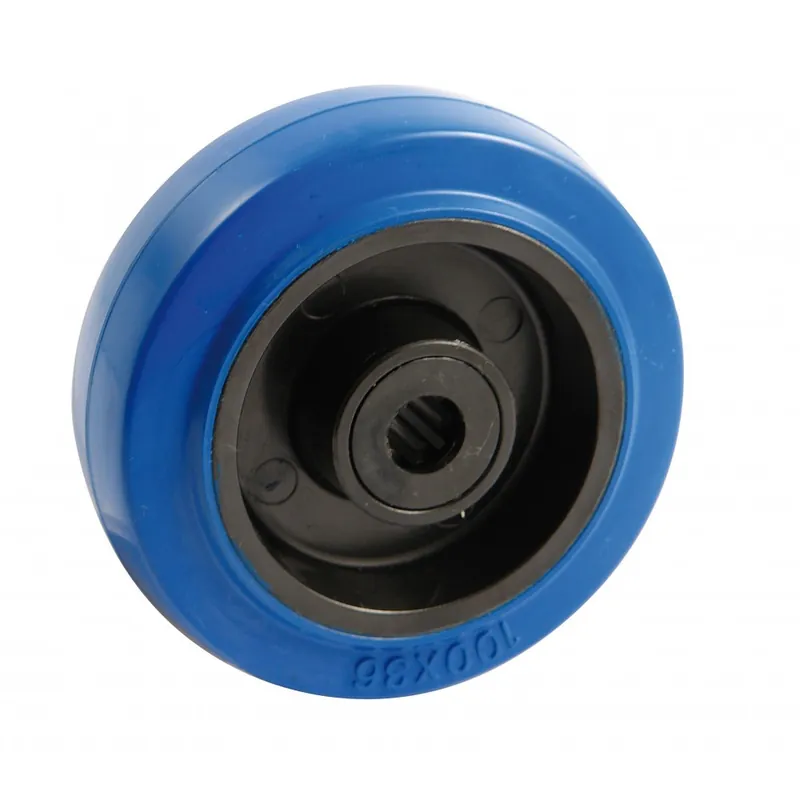 Roue à bandage caoutchouc bleu Achetez Aujourd’hui