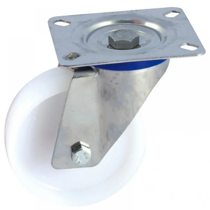 Livraison Gratuite Roulette sur platine inox pivotante – bandage polyamide