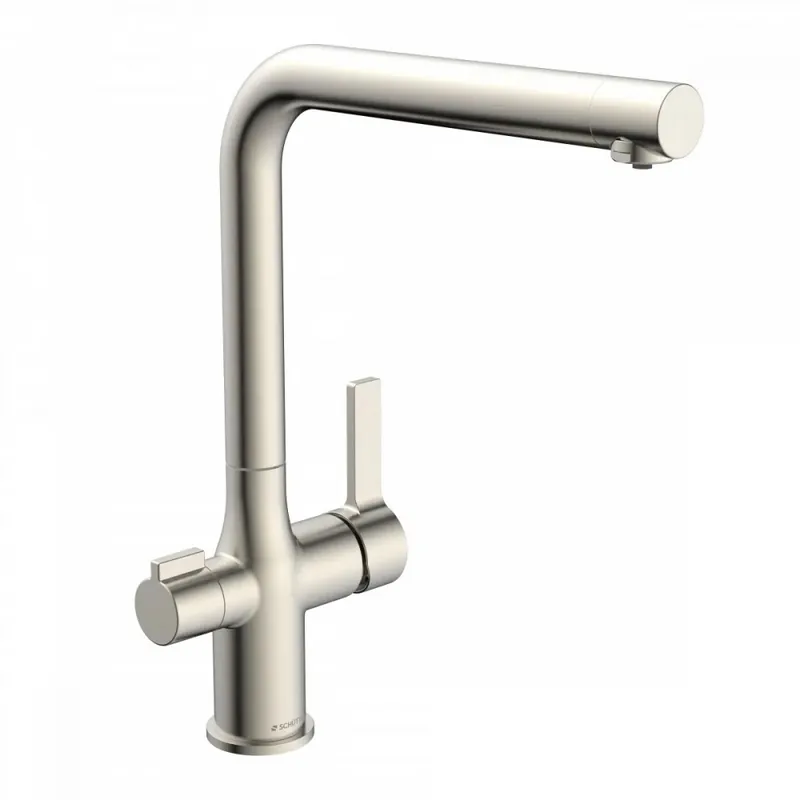 Mitigeur cuisine avec système de filtration – aspect inox – AQUASTAR PRO Satisfait Ou Remboursé
