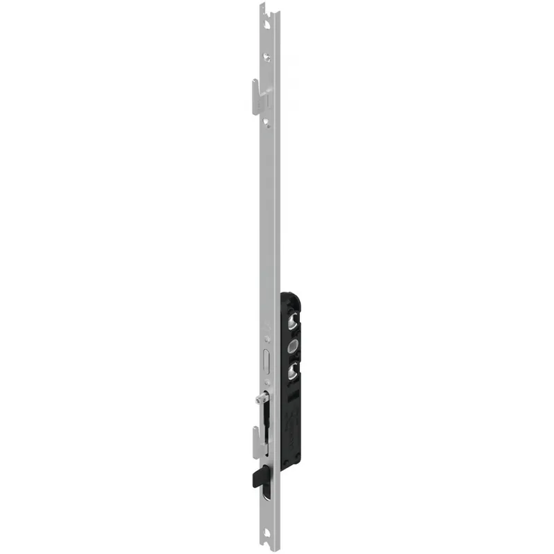 Serrure pour baie coulissante Serinox 2 points hauts – L 370 mm – avec platine Expédition Rapide