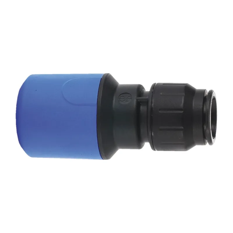 Retour Gratuit Union double inégale PE - tube PE Ø 32 mm - tube PER et Cuivre Ø 28 mm - Speedfit Blue