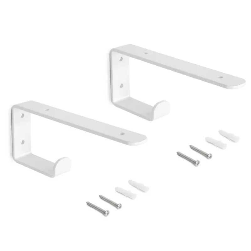 Jusqu’à Épuisement Des Stocks Jeu de supports pour étagères en bois Shelf avec cintre intégré