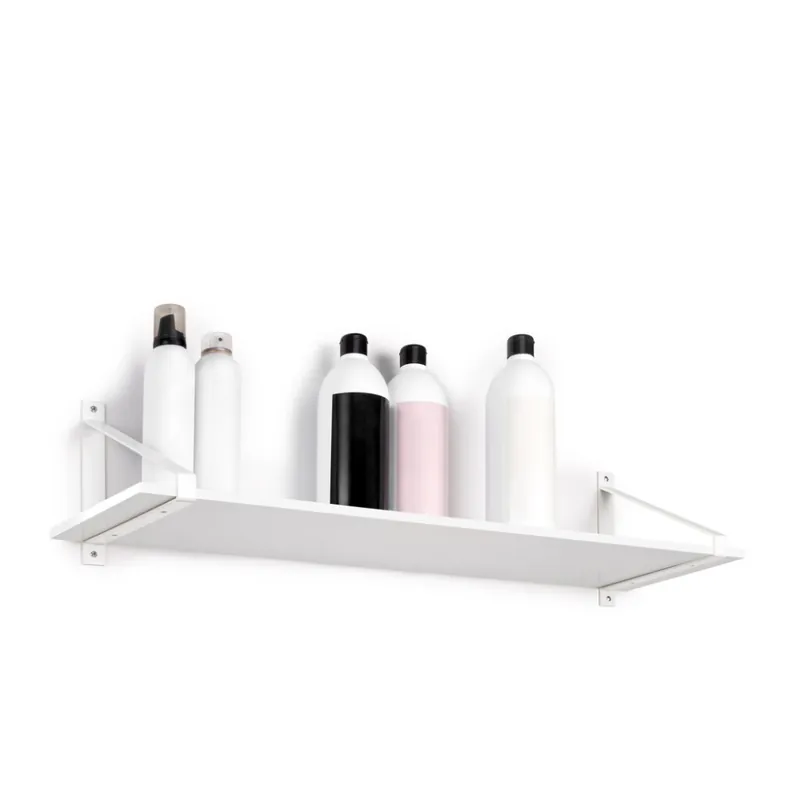 Super Prix Jeu de supports pour étagères en bois Shelf de forme triangulaire