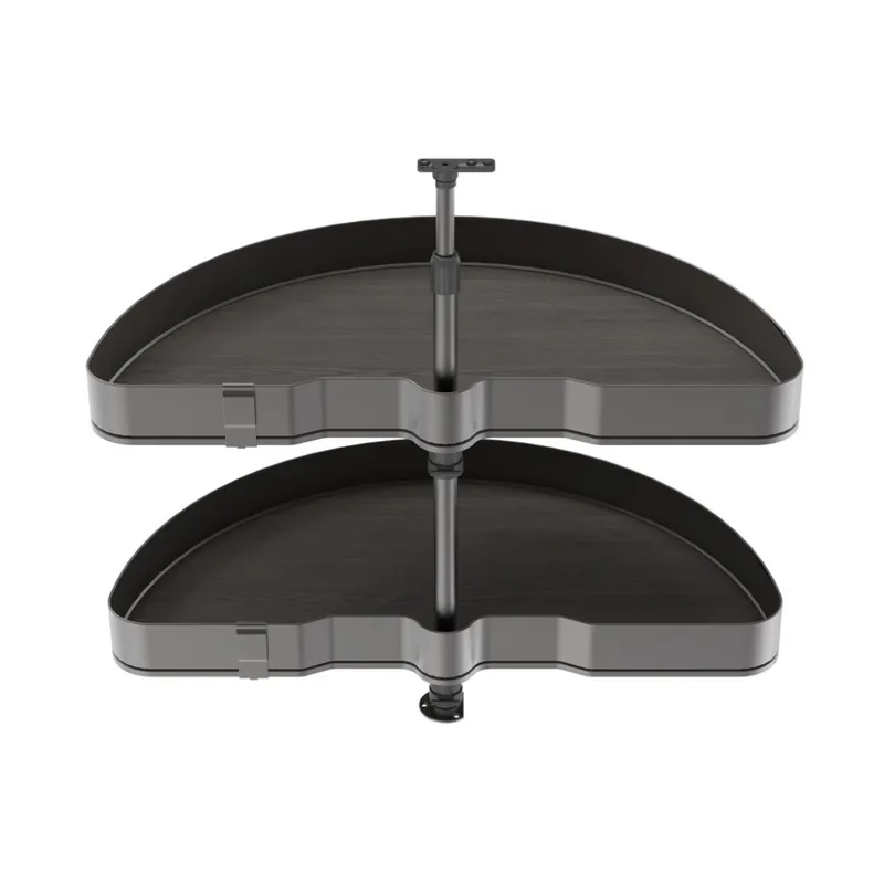 Jeu de plateaux tournants 1/2 lune anthracite Harmony – module 800 mm Meilleure Vente