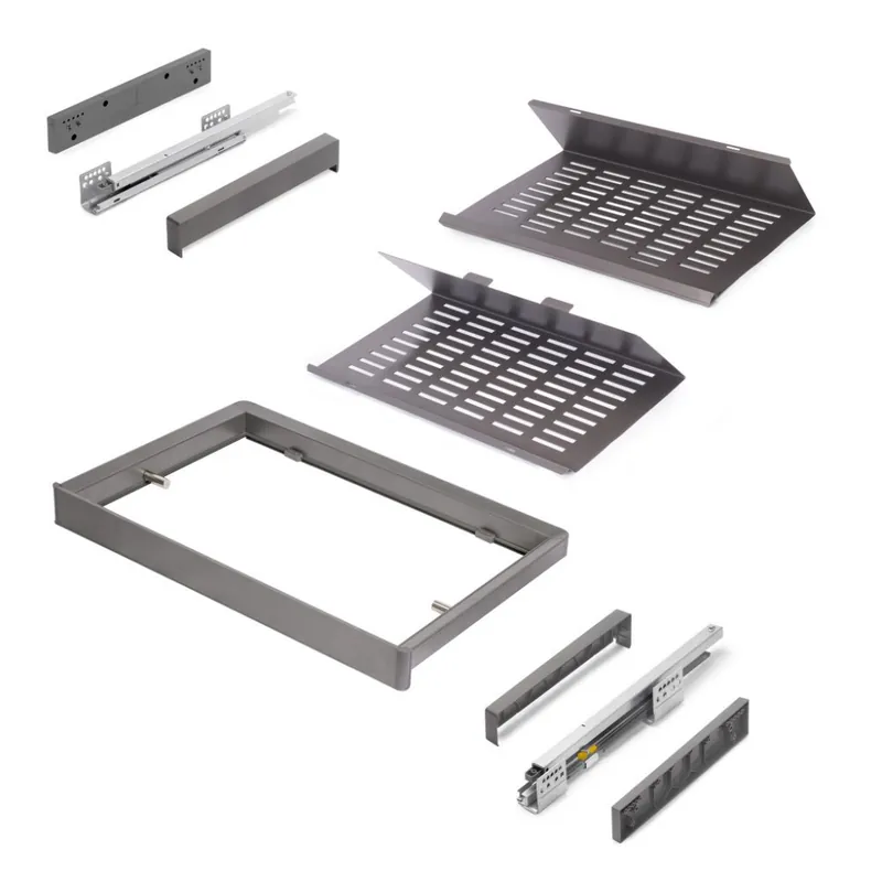 Kit de range-chaussures extractible pour armoire Quartz – titane Livraison Express