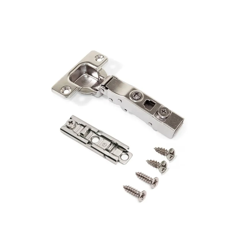 Must-Have Charnière droite invisible amortie 105° + embase à visser – par 20 – X91