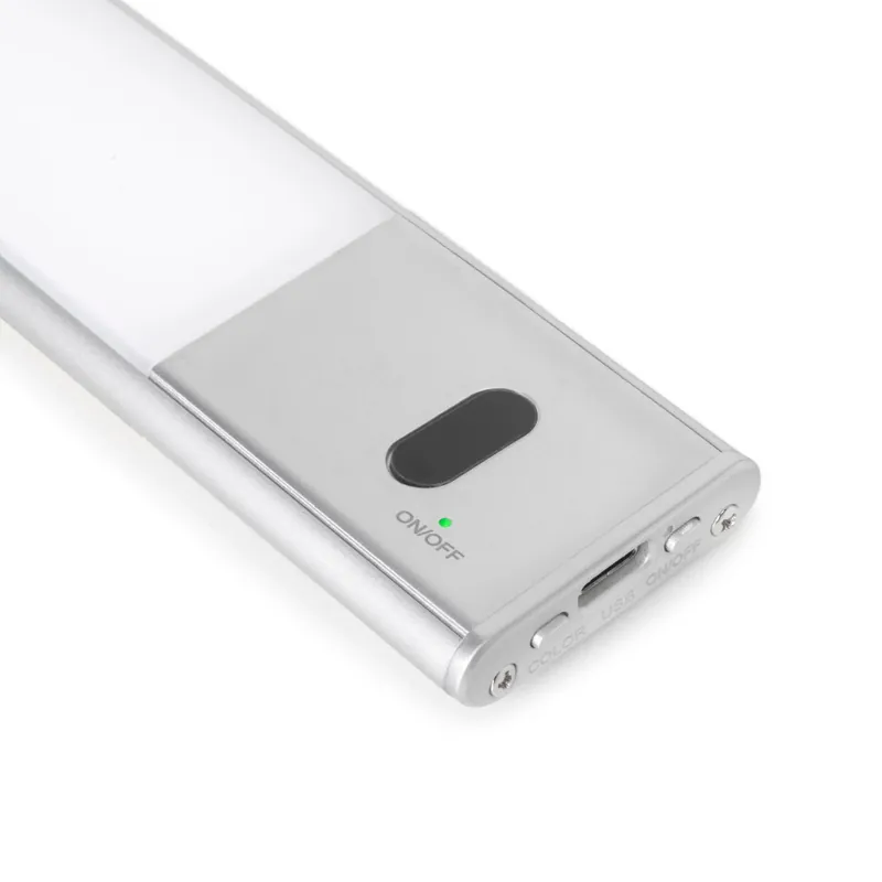 Retour Gratuit Réglette LED Kaus anodisé mat rechargeable par usb avec switch
