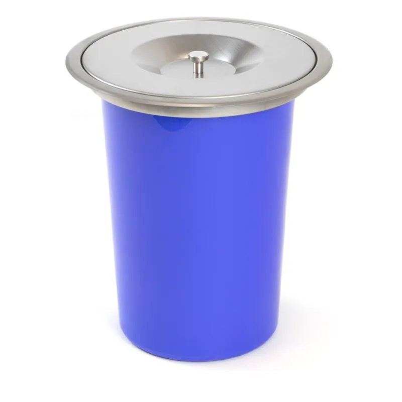 Poubelle encastrable Recycle pour plan de travail de cuisine – 8 litres – Acier inoxydable Bon Marché