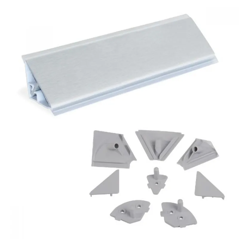 Acheter Direct Profil d'étanchéité triangulaire en kit Plasline – 2350 mm