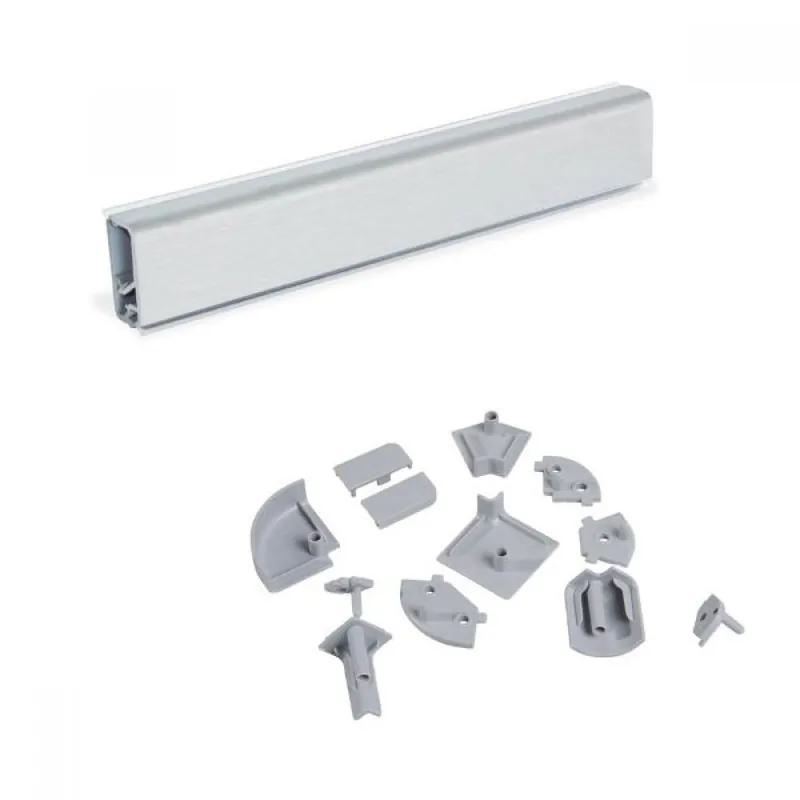 Profil d'étanchéité rectangulaire en kit Miniline 2350 mm Jusqu’à Épuisement Des Stocks