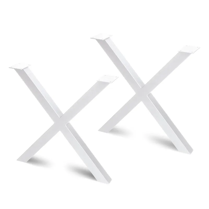 Pied en croix pour table – hauteur 695 mm – jeu de 2 – Cross Satisfait Ou Remboursé