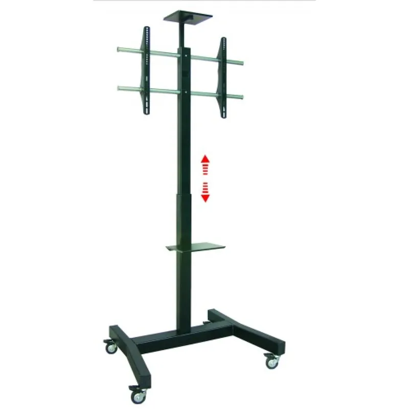 Haute Qualité Support écran audiovisuel – colonne hauteur variable – Big Trolley
