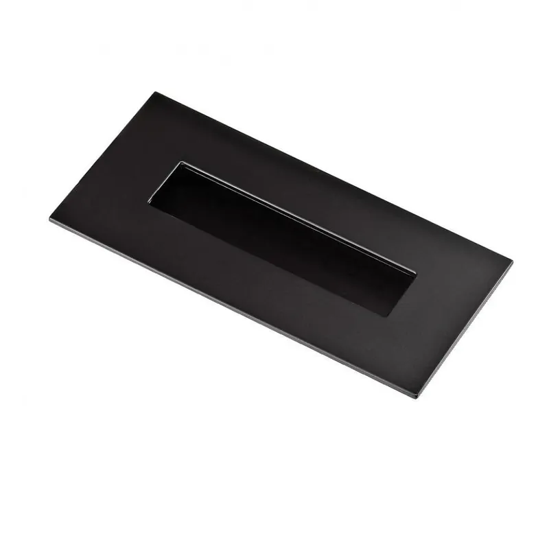 Soldes Bouton de meuble encastrable forme cuvette Rectangular – 155 x 73 mm