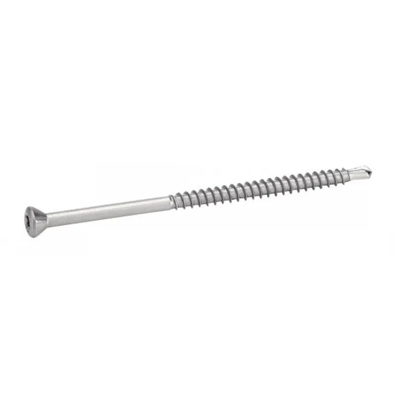 Vis inox A2 pour plancher ou bardage – tête réduite – pointe de perçage Expédition Rapide