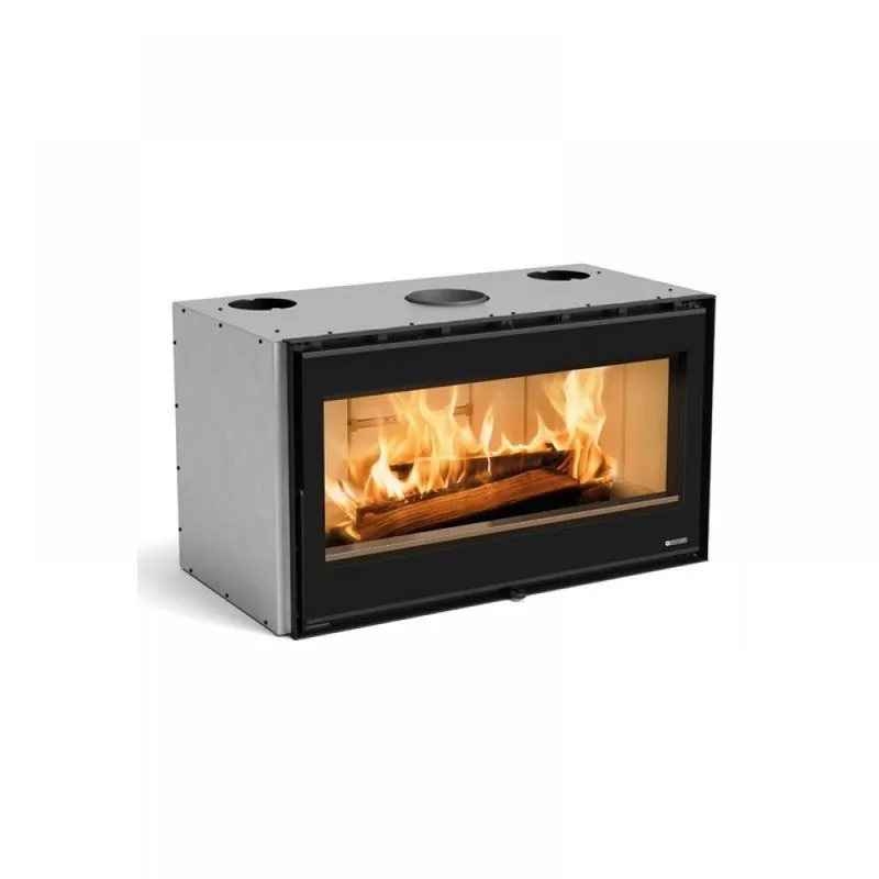 Meilleur Choix Insert à bois 100 cm avec vue panoramique – 8,1 kW – INSERTO 100 WIDE.16