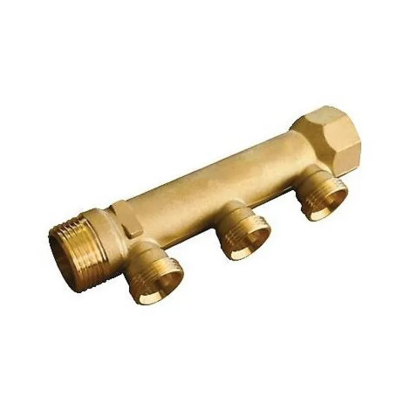 Authentique Collecteur pour eau potable en laiton brut