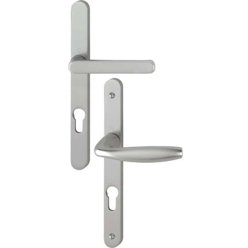Poignées de porte sur plaques étroites New York – saillie réduite – inox Commander Vite