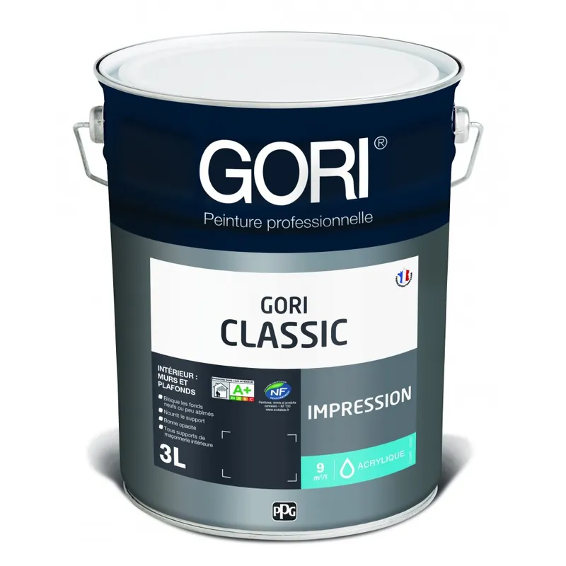 Must-Have Peinture acrylique – pour mur et plafond – Gori Classic Impression