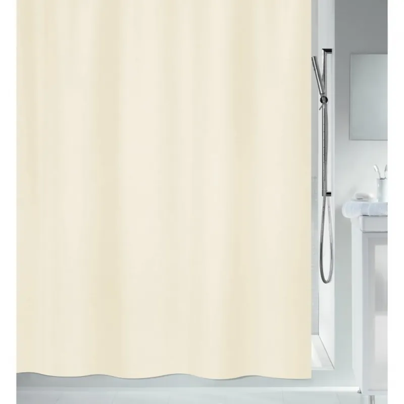 Rideau de douche – 240 x 200 cm – Beige – Polyester – Primo Prix Cassé