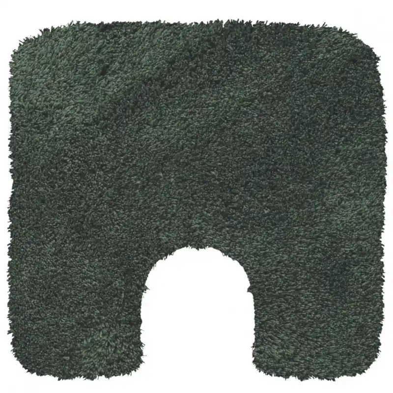 Prix Promo Tapis de WC – 55x55cm – Vert Foncé – Acrylique – antidérapant – Bree