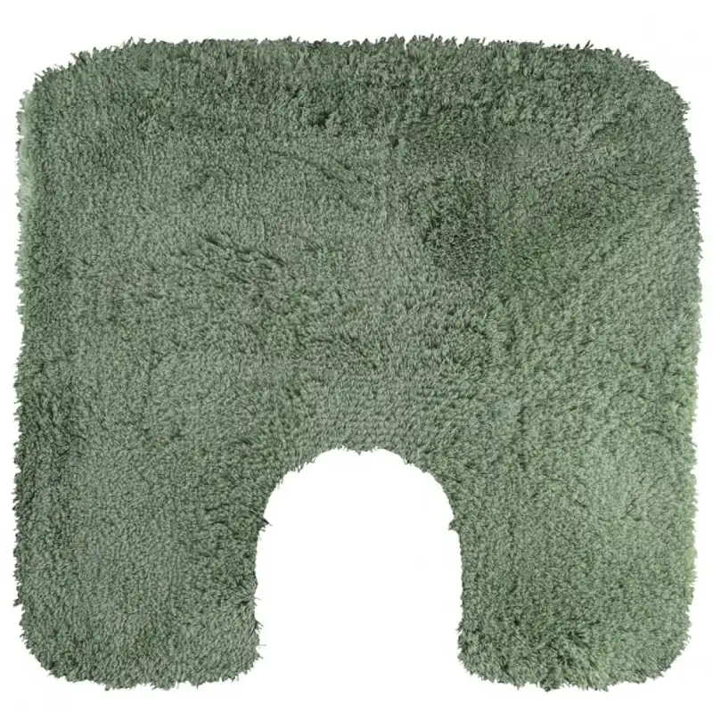 Affaire À Saisir Tapis de WC – 55x55cm – Vert Basil – Acrylique – antidérapant – Bree