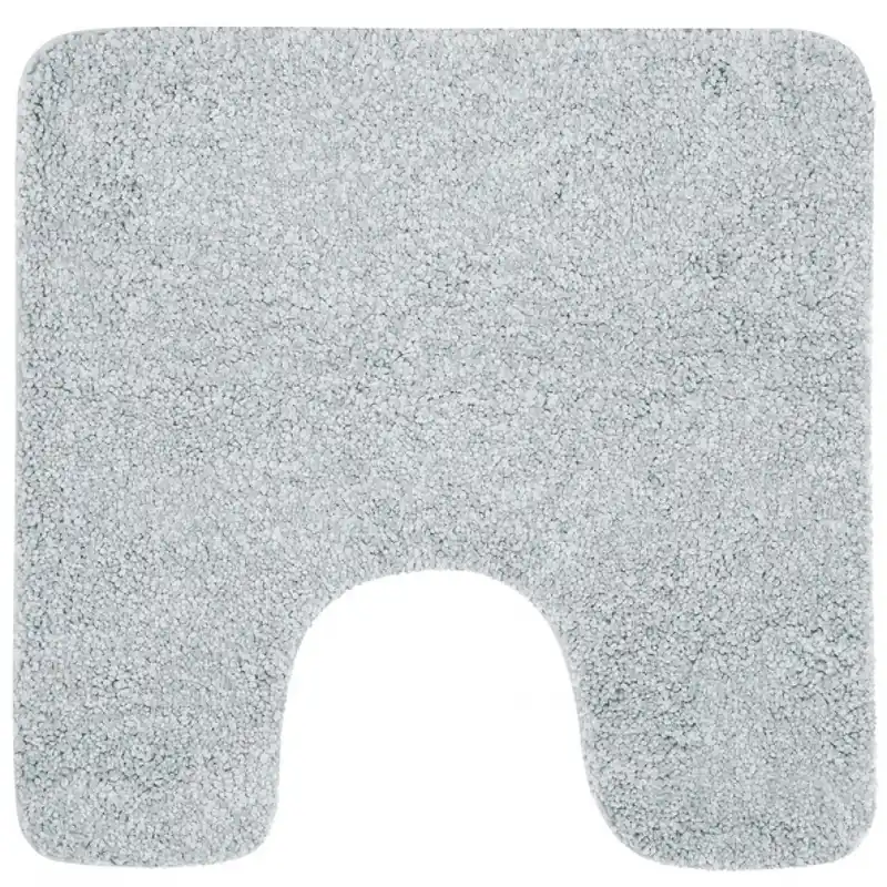 Tapis de WC – 55x55cm – Gris Clair – Microfibre – antidérapant – Balance Prix Cassé