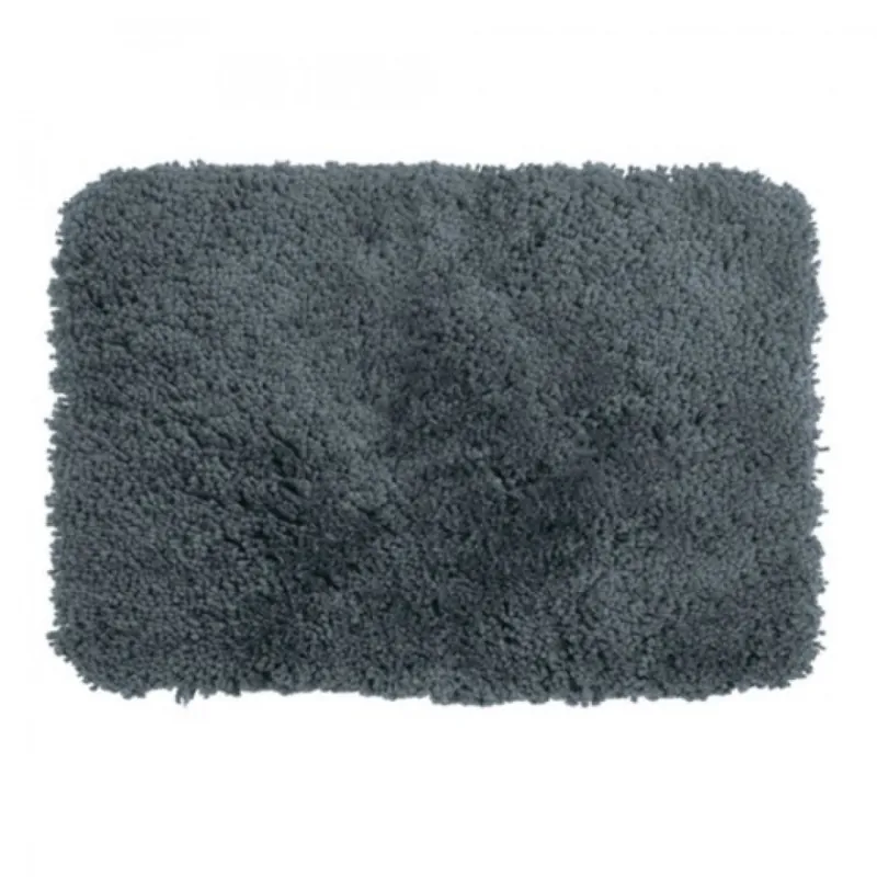 Tapis de bain – 70x120cm – Gris Granit – Microfibre – antidérapant – Highland Top Vente