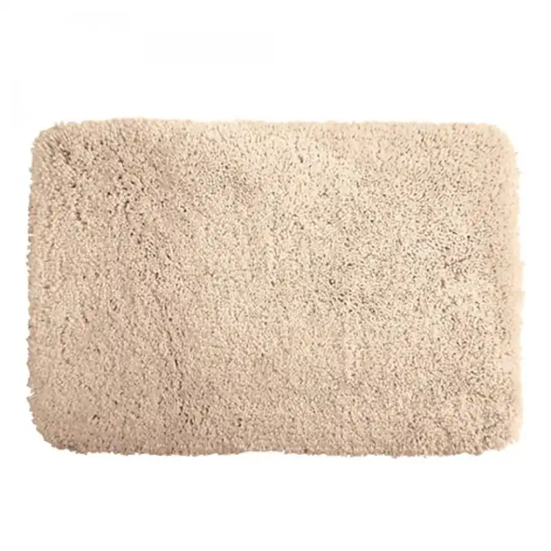 Tapis de bain – 70x120cm – Ecru – Microfibre – antidérapant – Highland Offre Limitée