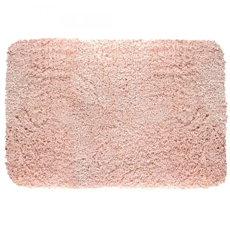 Tapis de bain – 60x90cm – Rose Clair – Microfibre – antidérapant – Highland Bon Marché