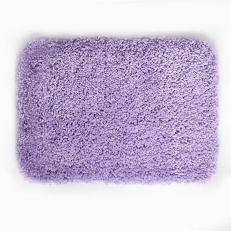 Vente Flash Tapis de bain – 55x65cm – Lavande – Microfibre – antidérapant – Highland