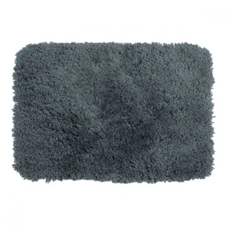Tapis de bain – 55x65cm – Gris Granit – Microfibre – antidérapant – Highland Prix Cassé