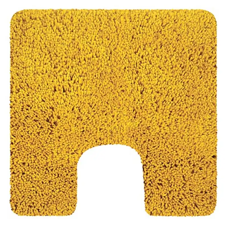 Tapis de WC – 55x55cm – Safran – Microfibre – antidérapant – Highland Satisfait Ou Remboursé