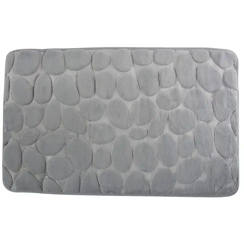 Tapis de bains – Galets – Mousse Beige – 40x60cm Achetez Aujourd’hui