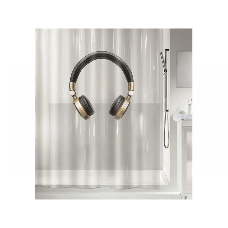 Super Prix Rideau de douche – 180X200cm – Headphone