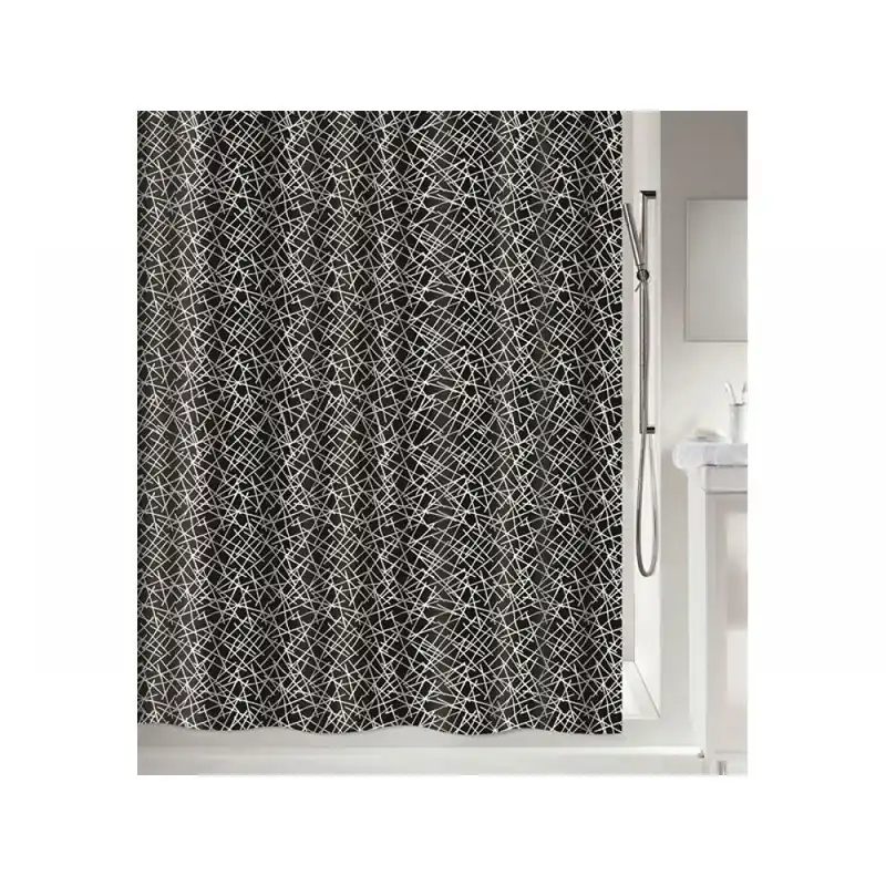 Rideau de douche – Polyester – 180 X 200cm – Lines Prix Réduit