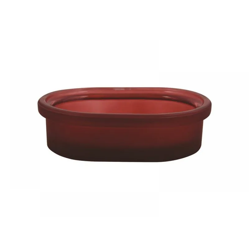 Solde Porte savon – Bordeaux Bleu ou Rose- en verre – Yoko